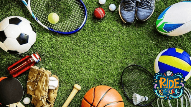 Bolas de futbol y basquet, raquetas, implementos deportivos