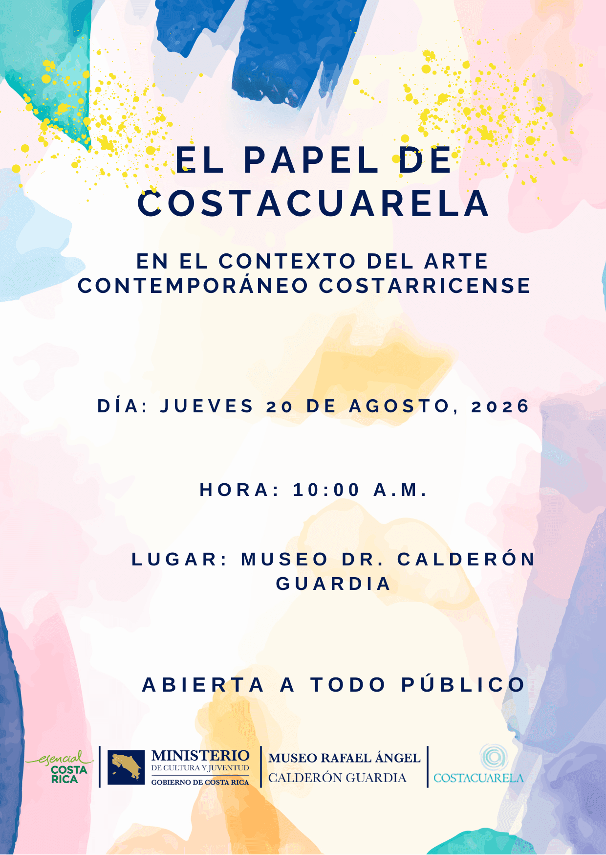 Conversatorio: El papel de Costacuarela - en el contexto del arte contemporáneo costarricense