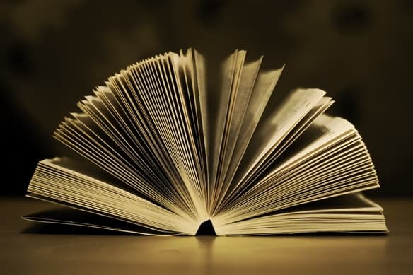 Un libro entre abierto