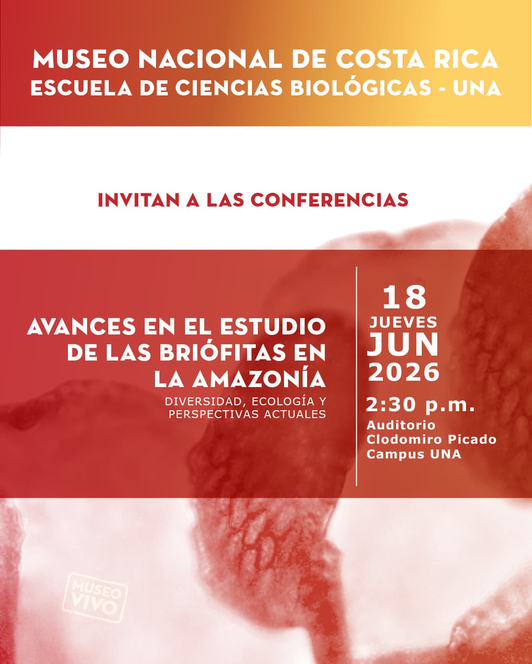 Conferencia: avances en el estudio de las briófitas en la amazonía